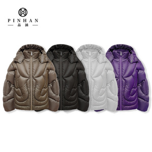 Factory Direct Supply Streetwear Down Coat Thick Trendy White Duck Down Jacket Wholesale Warmth Men's Puffer Jacket