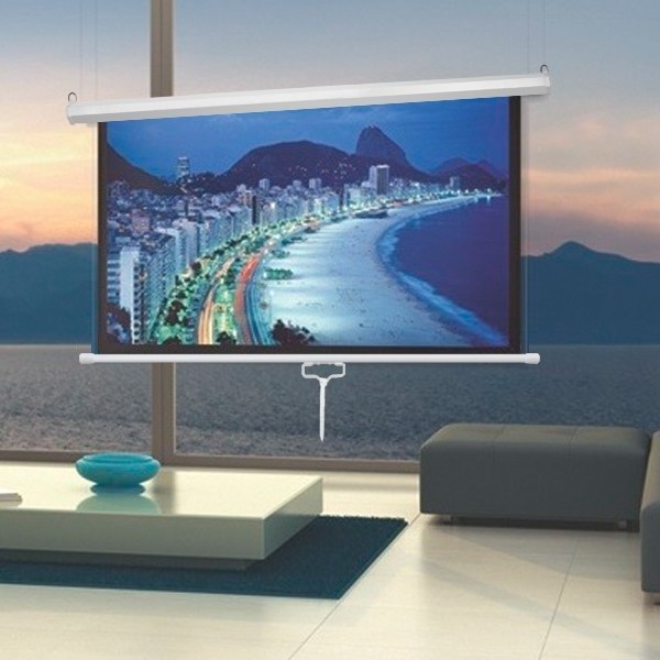 home theater Roll up Manual projector screen Newest 120