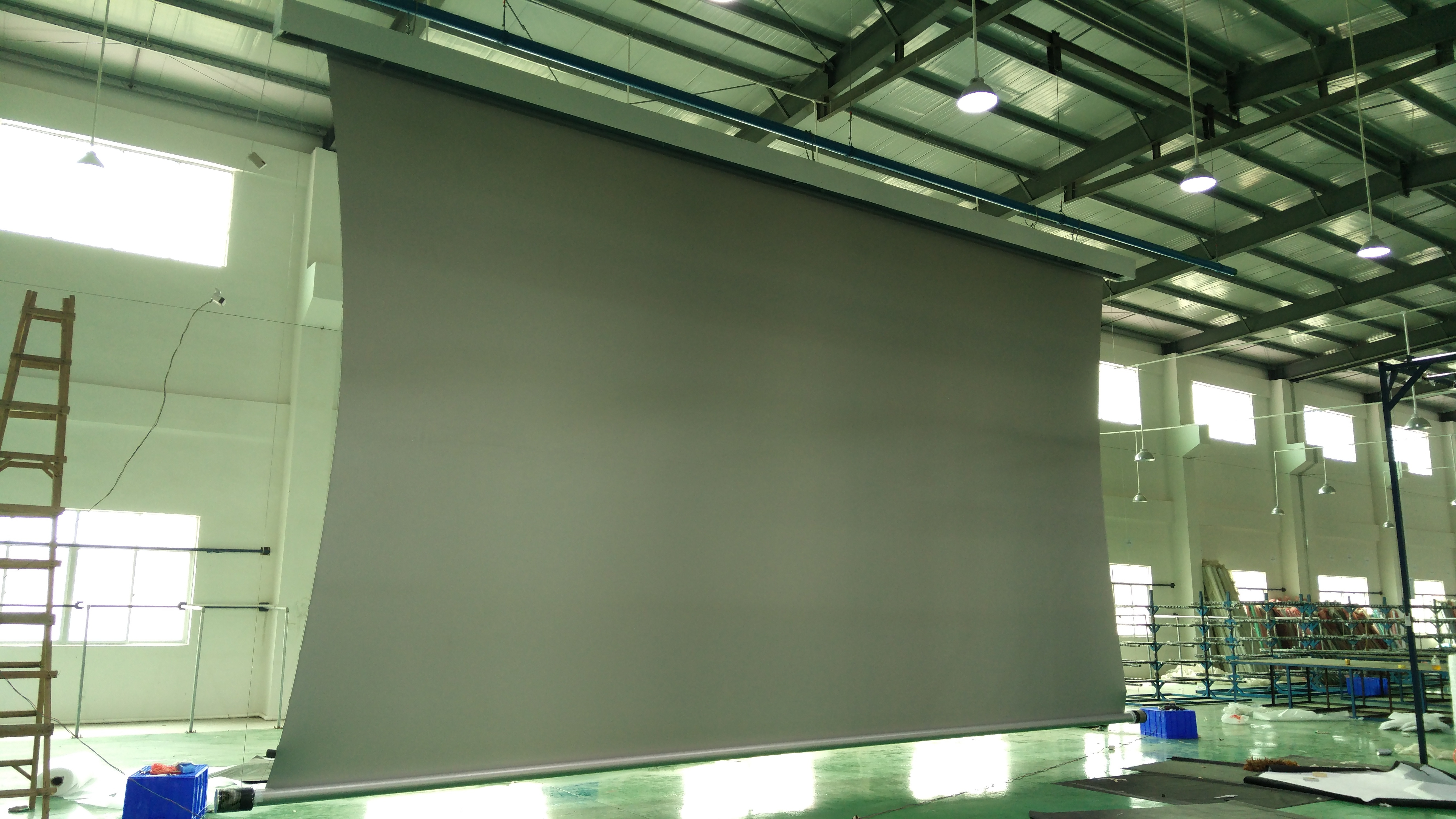 big size motorized screen theater projector screen