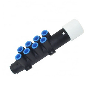 AM-003 8 Outlets Bathtub Air Distribution Manifold Plastic Air Tube Fittings