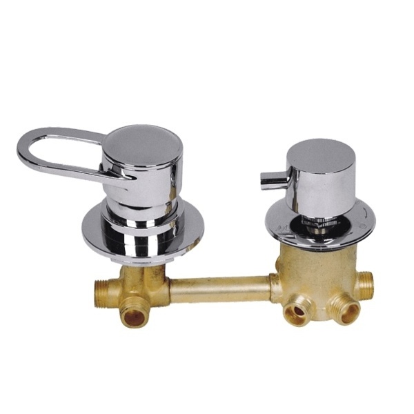 Sanitary Ware Bathroom Wall Mount Shower Mixer Valve 5 Way Shower Diverter