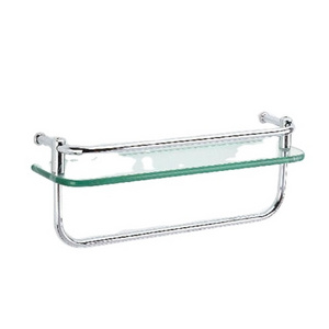 Shower Room Glass Corner Shelf Stainless Steel Bathroom Toughened Glass Shelf