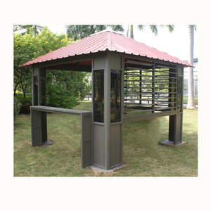 Outdoor Polystyrene Bar and Heat Resistant PVC Roof Gazebos for Hot Tubs and SPA