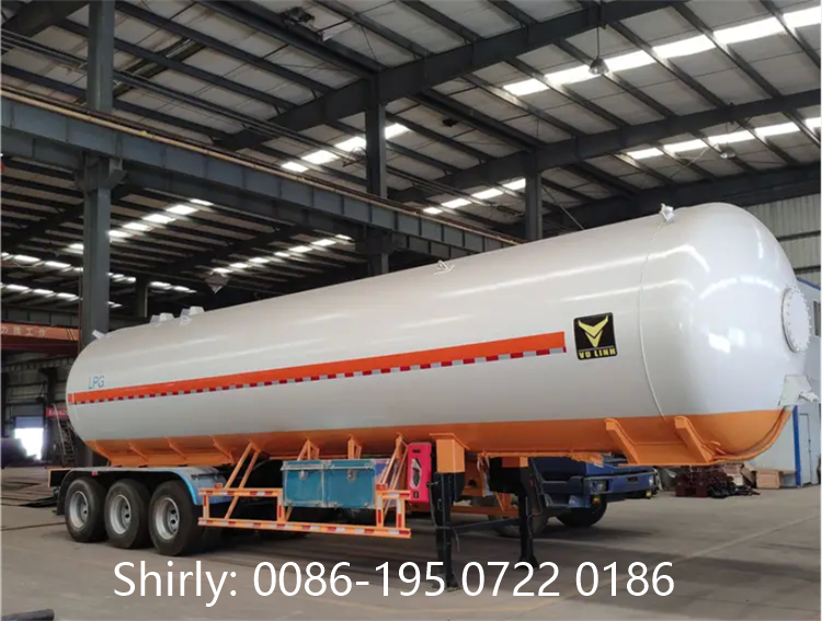 Factory Customized Pressure Vessel Used 60cbm LPG Gas Tanker Semi Trailer for Sale