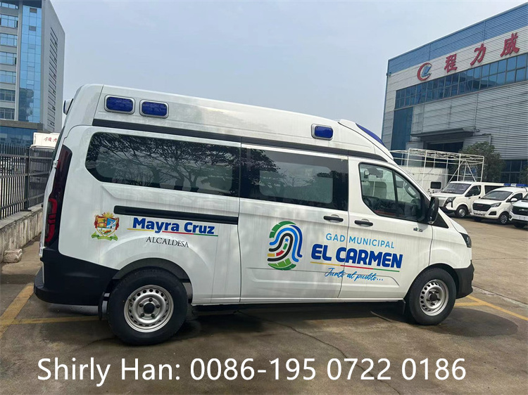 2024 New F-ORD 4*2 Hospital Emergency Vehicle Ambulance Van for Sale in Nepal