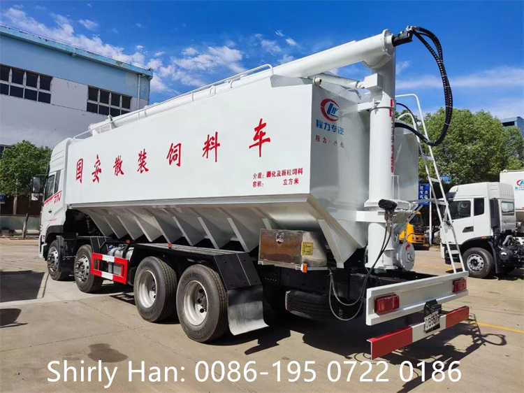 DONGFENG 20 Tons 25 Tons Feed Delivery Truck Poultry Bulk Feed Transport Truck for Sale