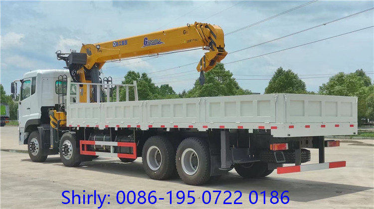 China Good Price 8*4 Truck Crane 15 Tons Telescopic Boom Truck Mounted Crane for Export