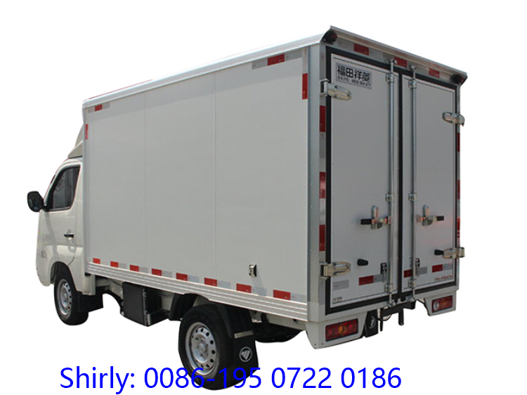 Factory Direct Sale Mini Van Truck FOTON 1 ton 2 tons Logistics Transport Box Truck