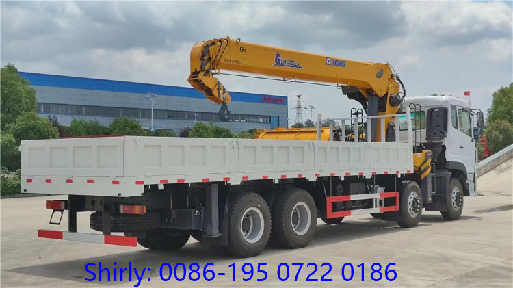 China Good Price 8*4 Truck Crane 15 Tons Telescopic Boom Truck Mounted Crane for Export