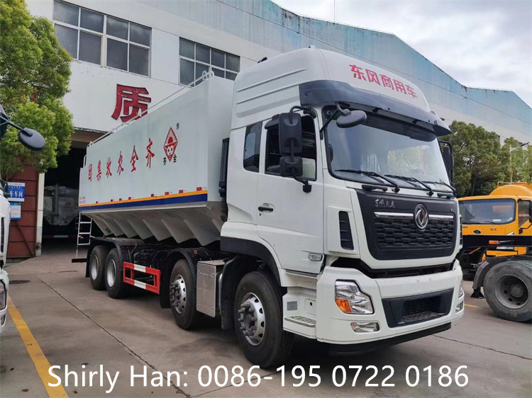 DONGFENG 20 Tons 25 Tons Feed Delivery Truck Poultry Bulk Feed Transport Truck for Sale