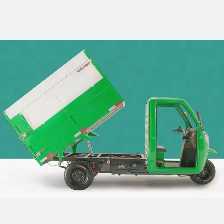 Electric Junk Truck Bin Lift Garbage Truck Factory Direct Sale Three Wheel 60V Cargo 3 Wheel Enclosed Electric Scooters 1peice