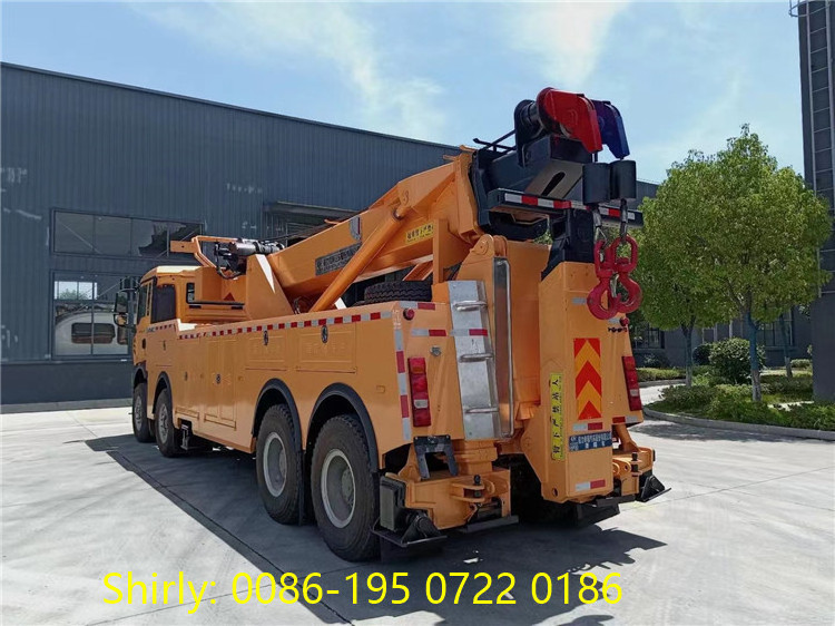 HOWO 8x4 Road Emergency Recovery Heavy Tow Truck  40 Tons Rotatory Wrecker Tow Truck