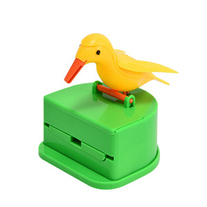 2024 FASHION Automatic Storage Toothpick Dispenser Dinning Table Decor Press Type Toothpick Holder Bird Shape Toothpick Box