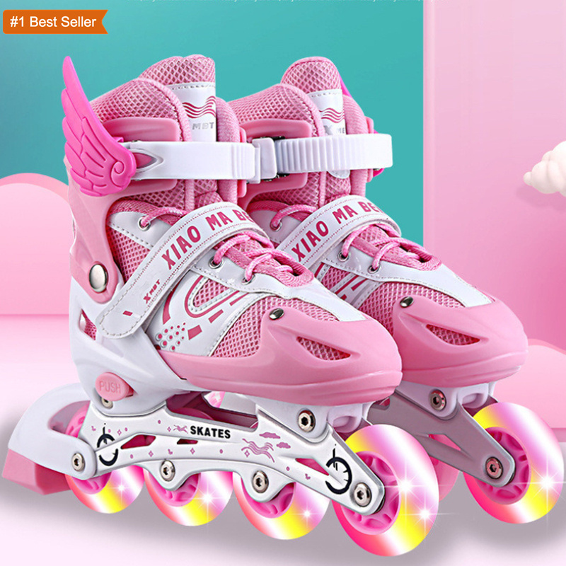 Kids Inline Skates Professional Tekerlekli Roller Skating Shoes Sliding Free Roller Skates