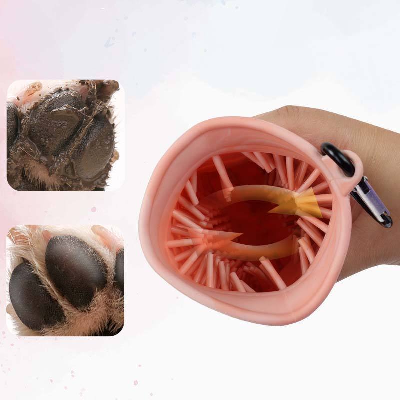 Dogs Paw Cleaner Remover Dirt Mud Portable Silicone Brush Pet Feet Washer for Outdoor Travel Pet Paw Cleaning Cup