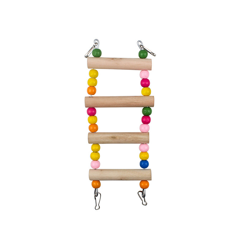 Pet Supplies Parrot Bird Climbing Ladder Cloud Ladder Swing Bite Wooden Chew Toys