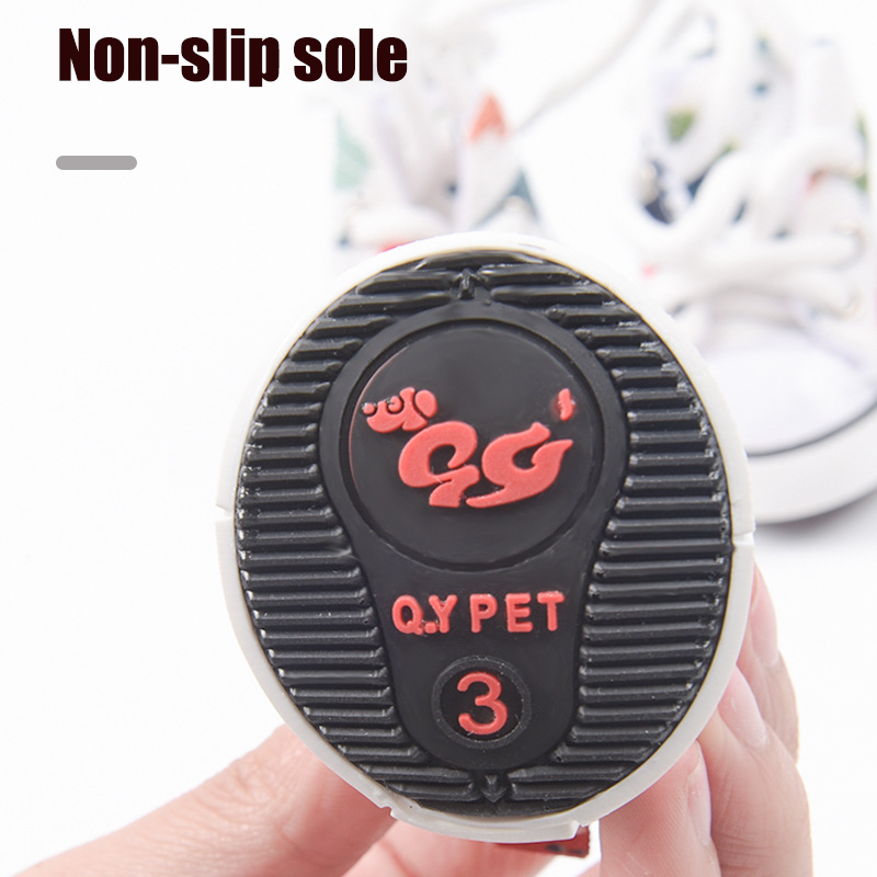 2023 non-slip breathable beef sole pet shoes autumn and winter fluffy pet dog shoes