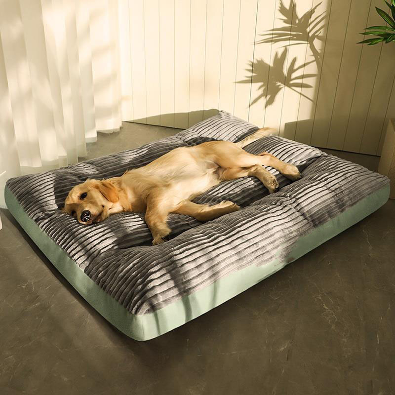 Luxury Pet Furniture Supplies Accessories Removable Washable Dog Beds For Large Dog Sofa Mat Autumn Winter Soft Pet Sleeping Bed