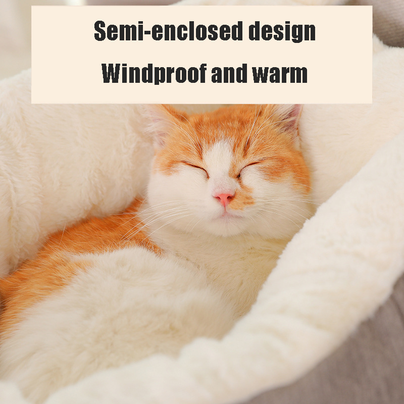 New Popular Selling Cute creative Rabbit Ear Cat Nest Winter Warm Pet Mat Soft Pet Sleeping Plush Pet Beds