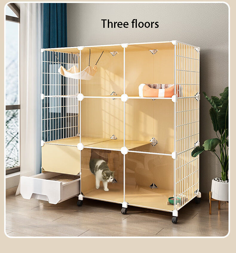 Cage Cat Luxury Comfortable Pet Dog Cat Cage House Cat Cage Big Large