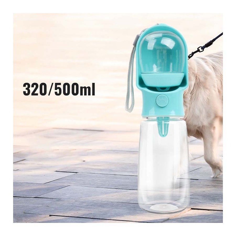 Pet Travel Supplie for Feeding and Water Dog Cat Foldable Portable Travel Pet Feeder Water Bottle