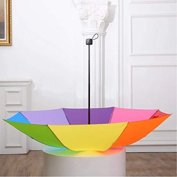 Best Seller uv protection umbrella rainbow umbrella for rain