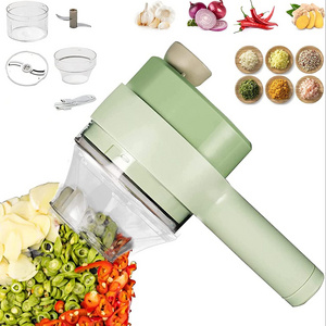 Dropshipping Europe Portable 4 in 1 Vegetable Cutter Set, Smart Gadget Electric Slicer Kitchen Chopper Kitchen Gadgets