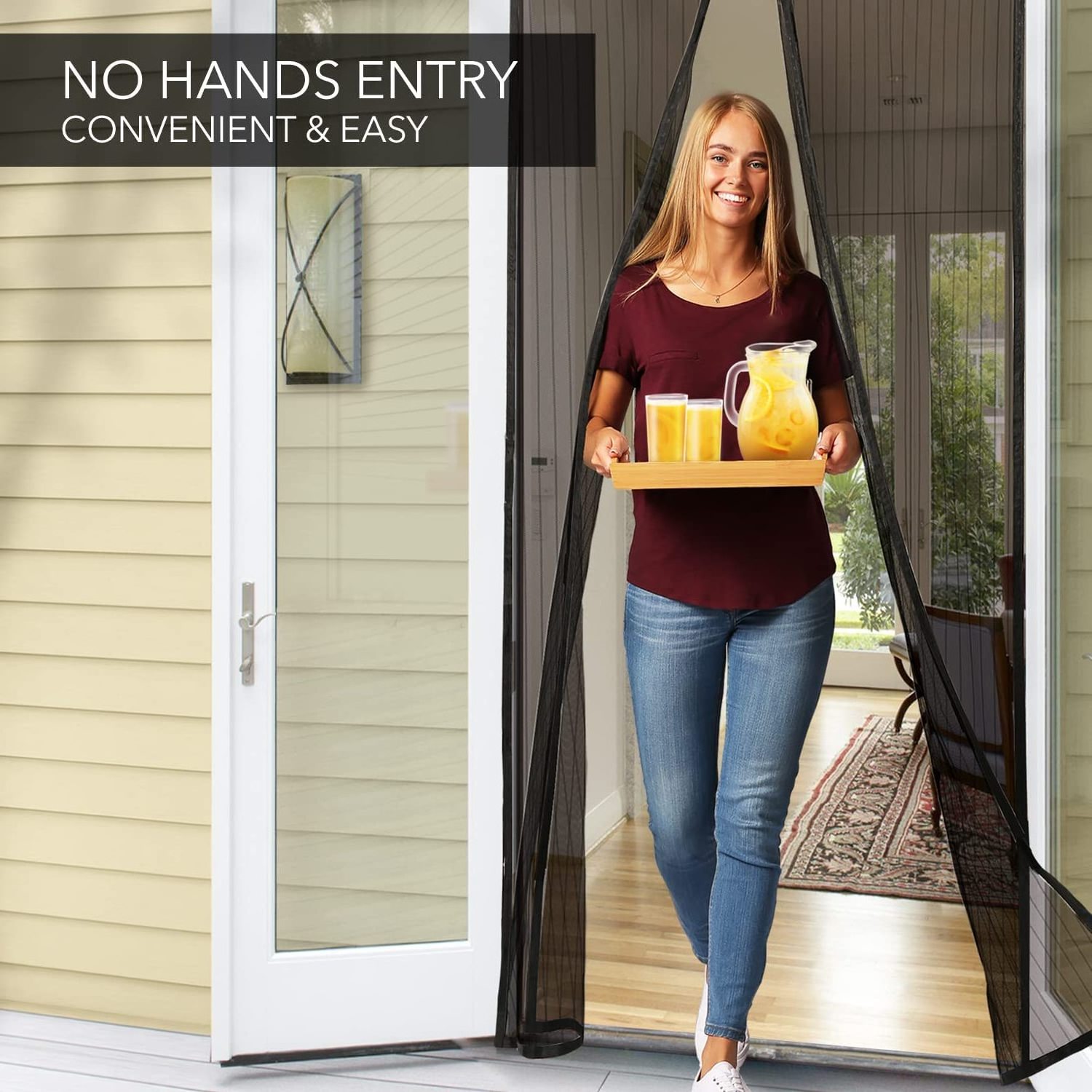 best seller mosquito screen door net curtain with magnets magnetic screen door curtain magnetic fly screen door