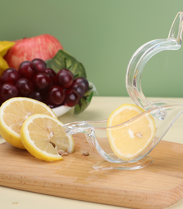 2023 hot-selling lemon squeezer bird ps plastic clear squeezer lemon Portable fruit juice press with manual operation