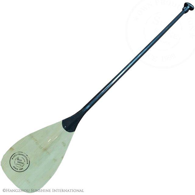 Bamboo Stand Up Boat Paddle Carbon Paddle SUP Paddle