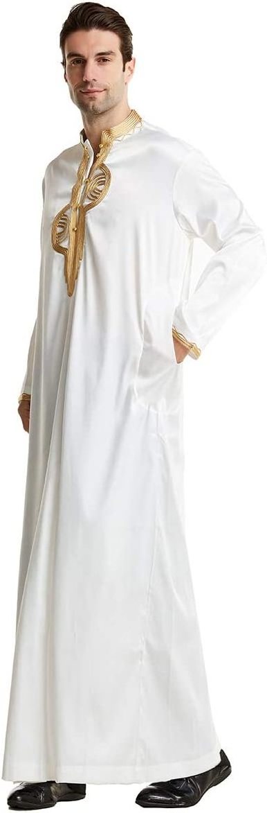 Custom 2022 Men's Al Aseel Thobe Saudi Long Sleeves Arab Muslim Wear Robe Summer Adults Mens Kaftan Abaya Islamic Clothing M-4XL