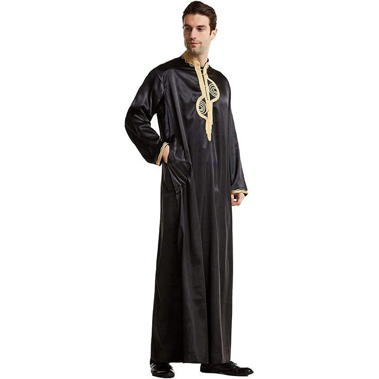 Custom 2022 Men's Al Aseel Thobe Saudi Long Sleeves Arab Muslim Wear Robe Summer Adults Mens Kaftan Abaya Islamic Clothing M-4XL