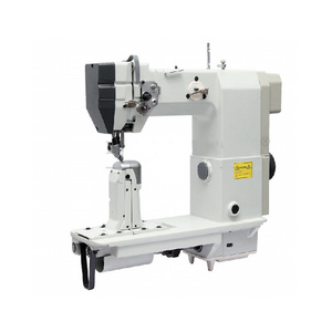 QK-901/902 single double needle direct drive roller post bed industrial lockstitch pillar sewing machine for shoes