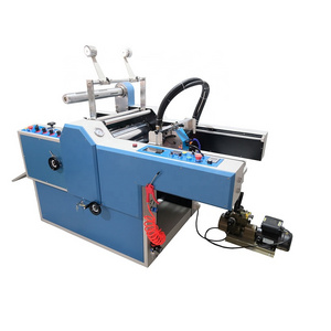 QK-540F Heavy Duty Pneumatic Fully Automatic paper Single Side hot roll Thermal Laminator machine with Touch computer screen