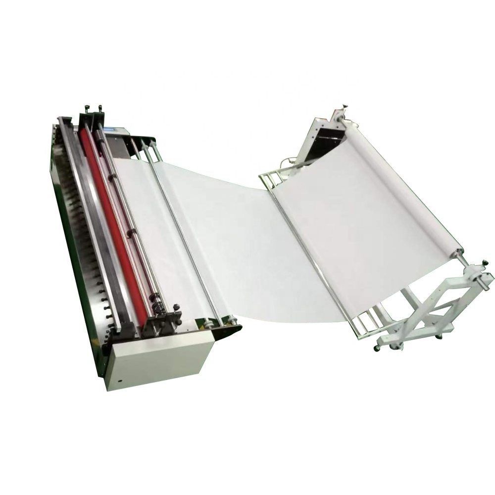 QK-300 Desktop Automatic Roll to Sheet A4 Paper/Plastic Paper Slitting Cutter Cutting Machine