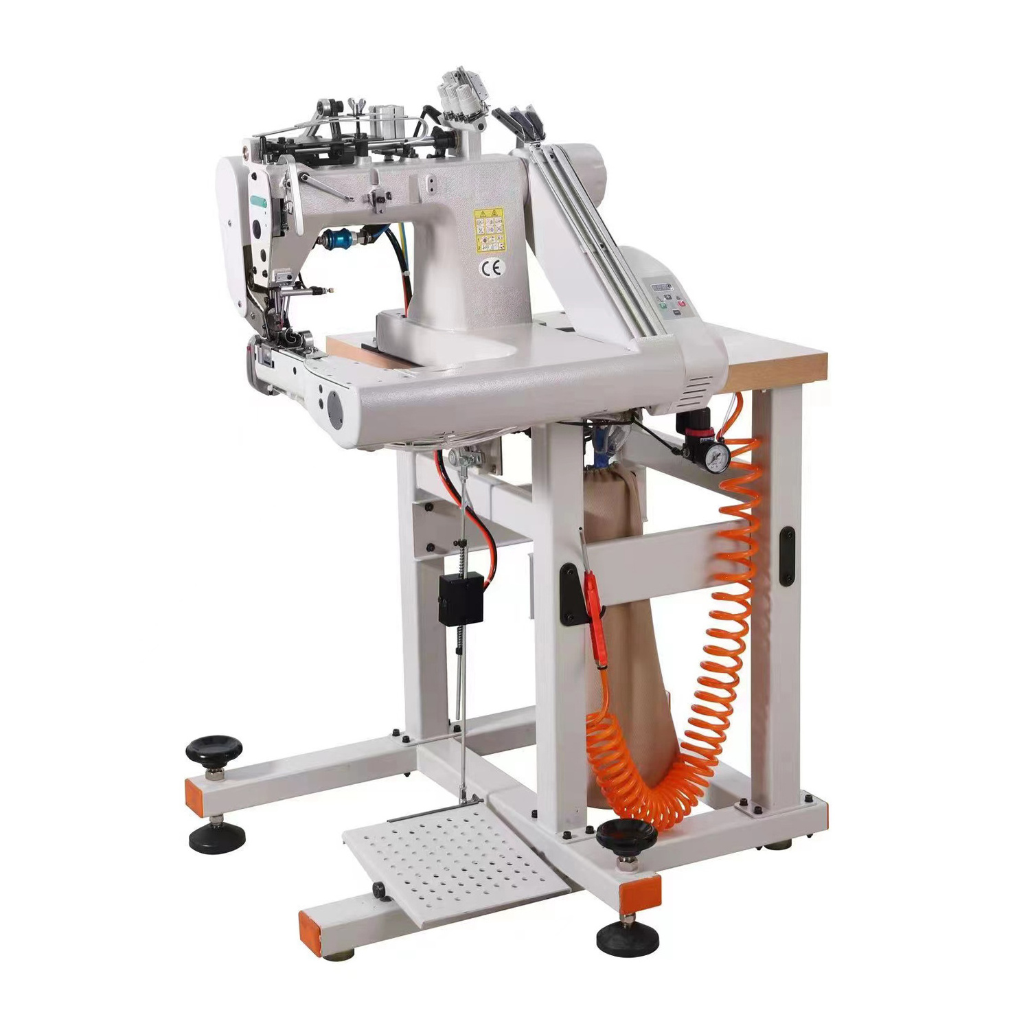 CM-J9588 Economical type Three-needle thick material auto feed off the cylinder arm machine series industrial sewing machine