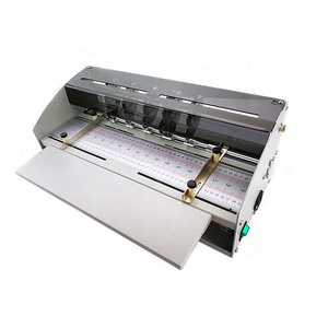 QK-SH500 Electric book turning line, book spine perforation line, cover business card creasing machine