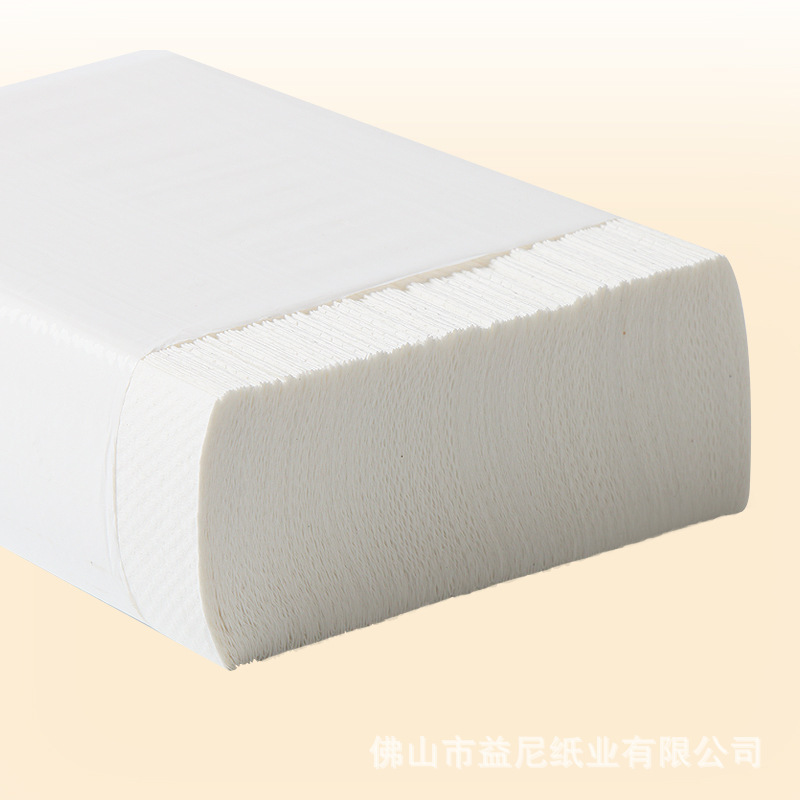 QINGSHE Factory Stocks 150 Sheets 100% Virgin Wood Pulp Hotel Kitchen Paper Oil Cleaning N Multifold Tissue Toilet  Paper