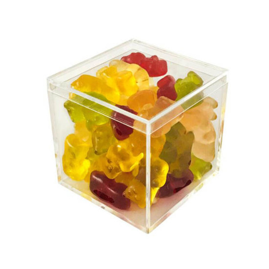 Acrylic Candy Box Custom Clear Plexiglass Acrylic Display Box With Lid