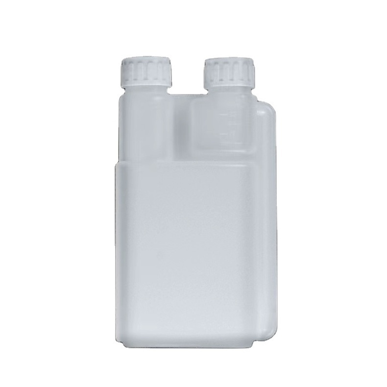 100ml 250ml 500ml 1000ml Plastic Pesticide bottle Double Dual Chamber Twin Neck Bottle For Liquid Dispenser