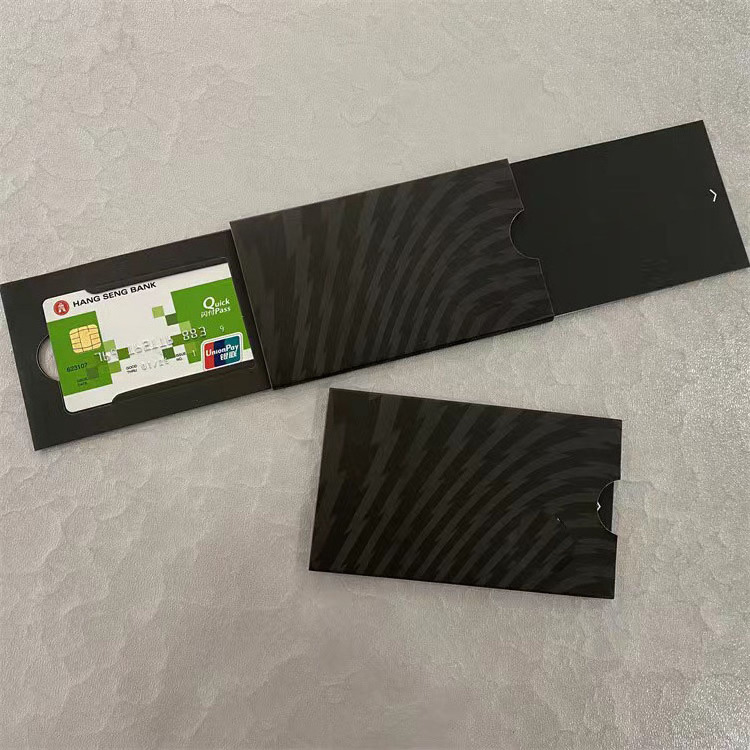 Customized New Push Slider Gift Credit Card Packaging For Metal Telecom Sim Card