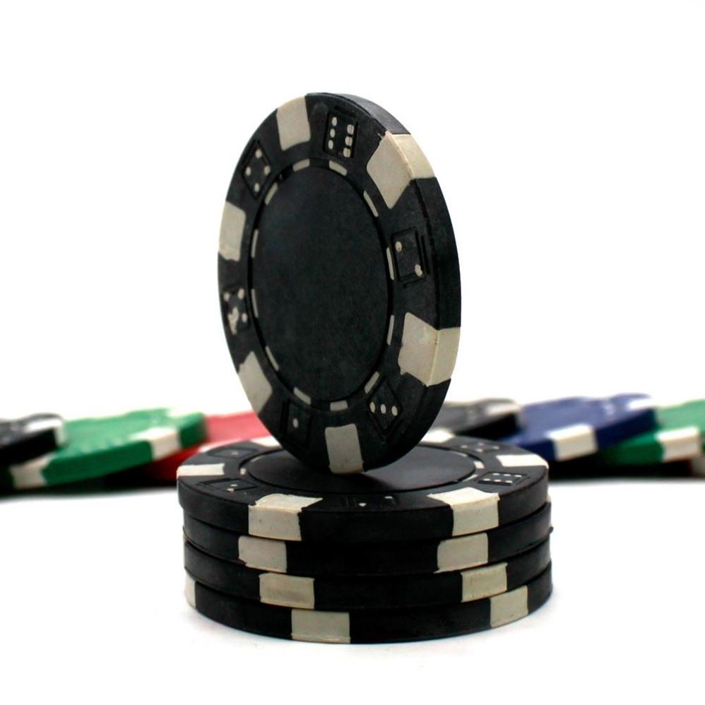 In Stock Poker Set Chips 11.5g ABS Clay Chip Case Plastic Gambling Game Custom Printing Blank Casino Poker Chips