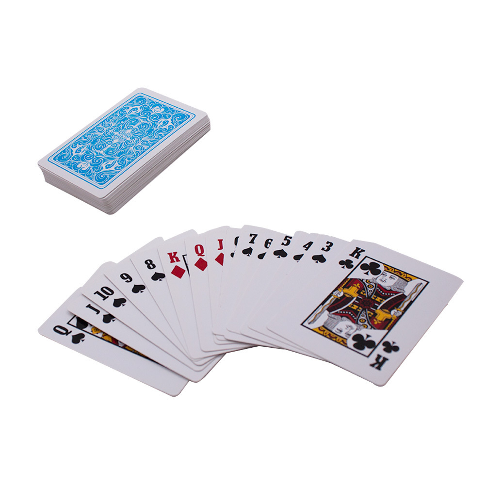 Custom Card Game Printing Logo Paper Custom Game Playing Cards Eco Friendly Plastic Coated Waterproof Poker Cards