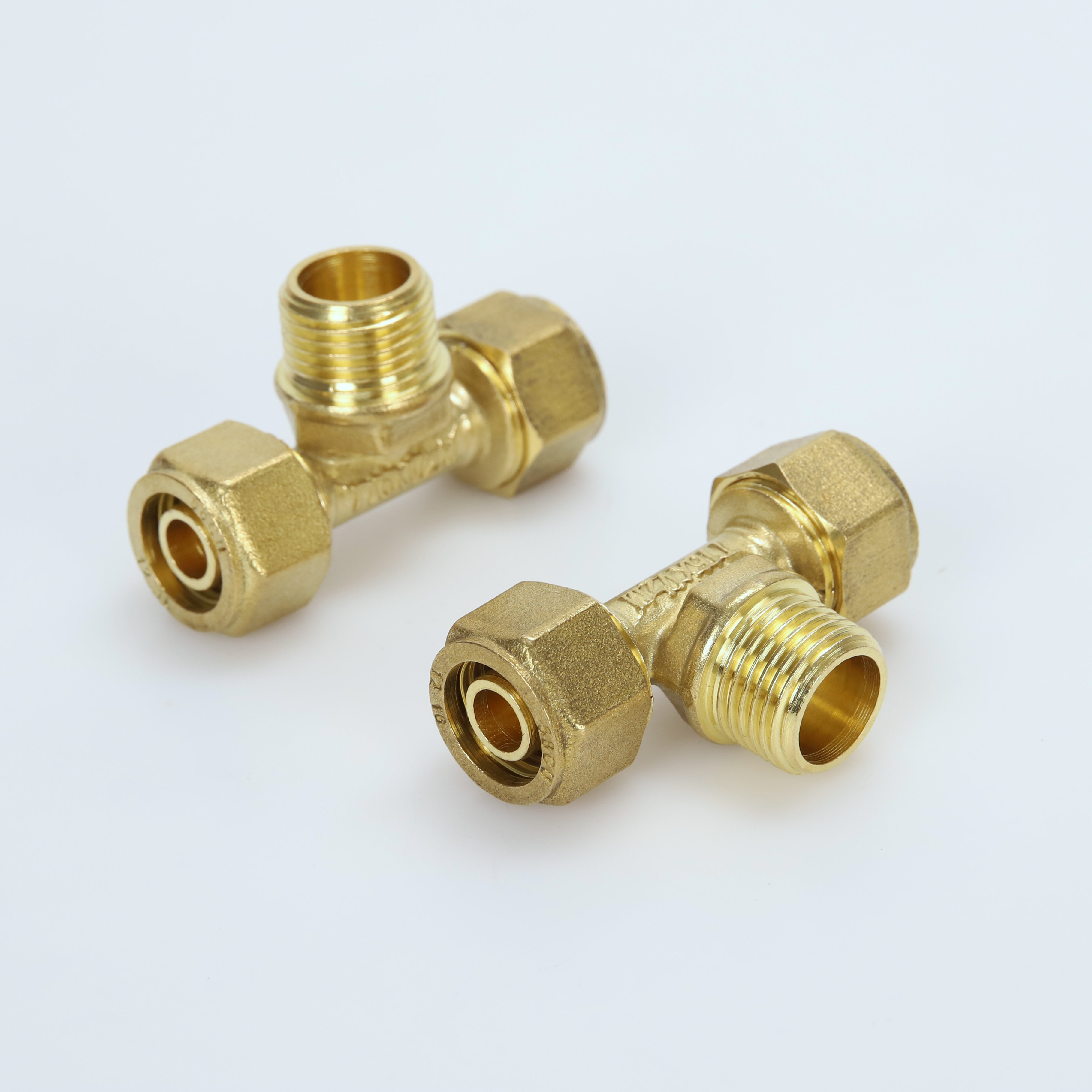 ALL type of natur gas pex-al-pex plastic gas pipe brass insert compress fitting thread quick connect gas hose pipe fitting