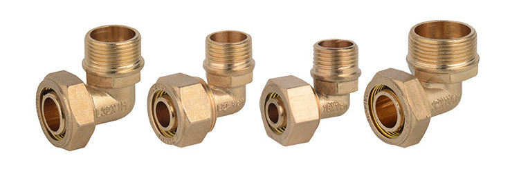 factory wholesale pex pipe fitting brass compression fitting