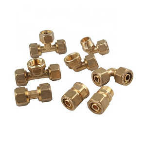 factory wholesale pex pipe fitting brass compression fitting