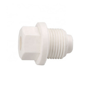 Ppr Plug Male Thread End Stop Plug Fitting Plumbing Ppr Male Thread Pipe Plug E009 Plastic for Water and Home Round Casting