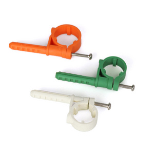 Heating Pipe Fitting Clamps High Pressure Ppr P Pipe Hangers Clamps Plastic Holder Clip Clamp