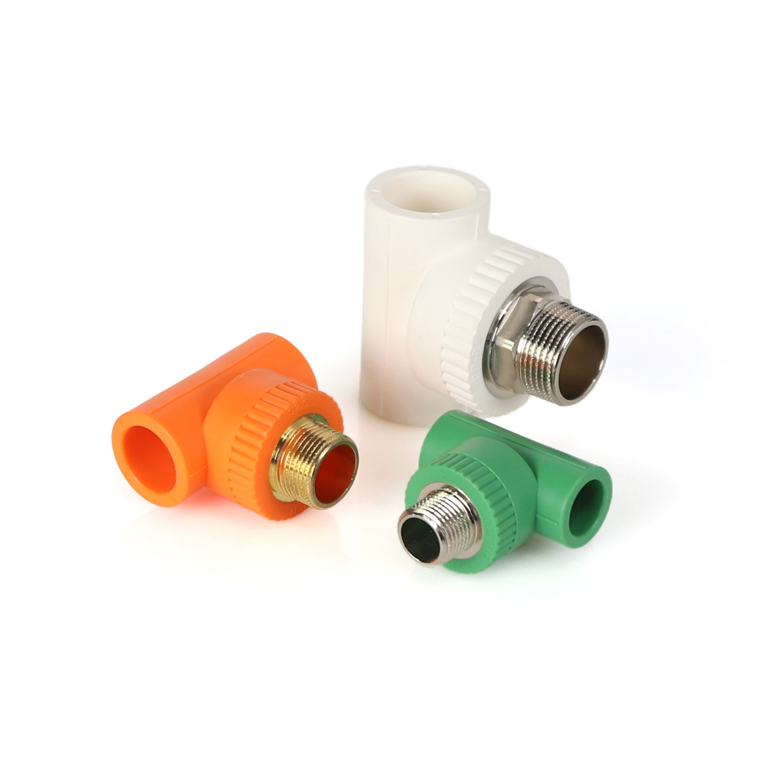 top grade green plastic ppr pipe fitting with factory price korean raw material