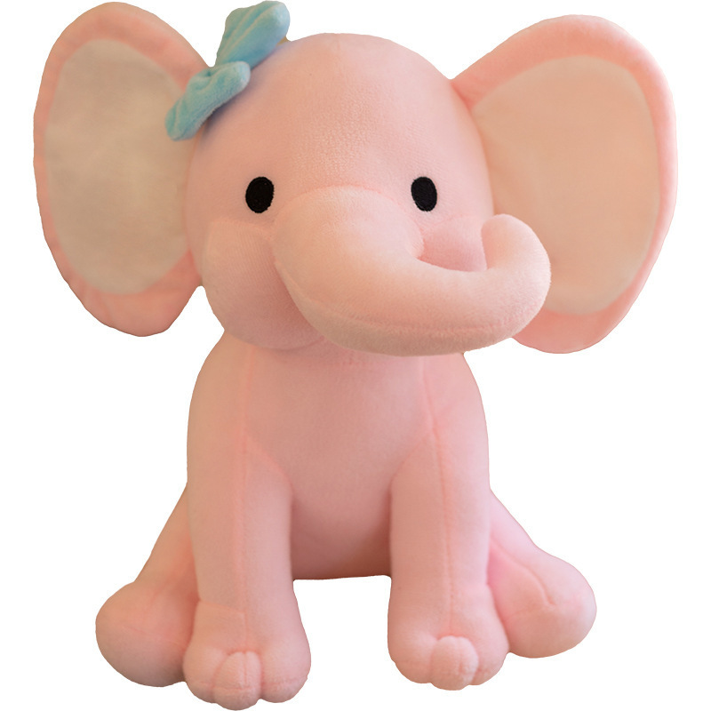 AL multi-style Chroma elephant plush toys babies sleeping elephants soothing soft graduation cap elephant plush  Toy